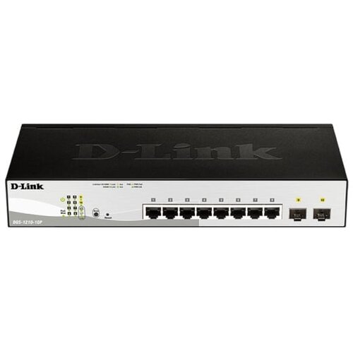 D-link LAN Switch DGS-1210-10P/E 10/100/1000 8PoEport/2SFP Smart Slike