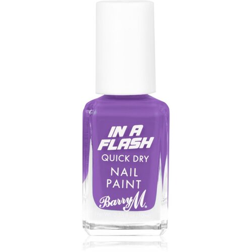 Barry M IN A FLASH hitro su&amp;scaron;eči lak za nohte odtenek Patient Purple 10 ml Slike