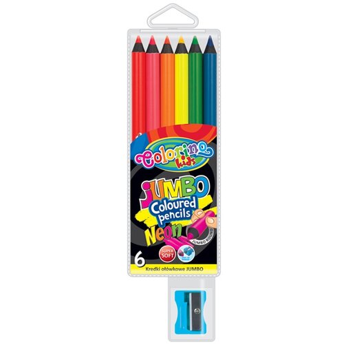 Artmie neonske jumbo bojice sa oštrilom, set od 6 Cene