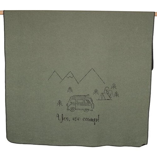 David Fussenegger Flanelasta odeja SILVRETTA - Yes, we camp! - bršljan Cene