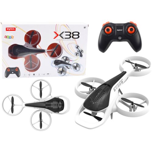 Lean Toys Daljinsko voden dron RC X38 SYMA &ndash; bela Cene