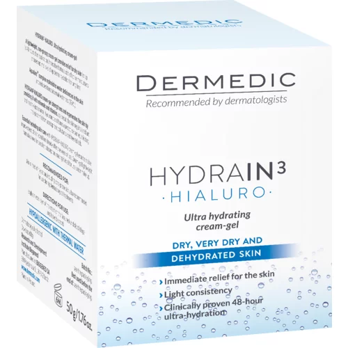 Dermedic Hydrain3 Hialuro, ultra hidrirajoč kremni gel