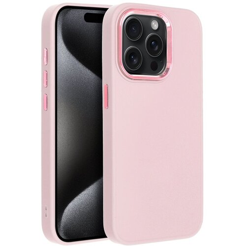  futrola boss (frame case) za iphone 15 plus (6.7) puder roze Slike
