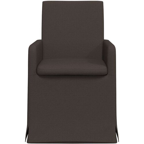  Trpezarijske stolice 2 pcs Tamno siva 57 x 67 x 95 cm Slike