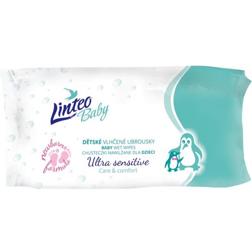 Linteo Baby Ultra Sensitive otro&amp;scaron;ki nežni vlažni robčki 64 kos Slike