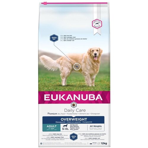 Eukanuba Daily Care Overweight Adult Dog - Varčno pakiranje: 2 x 12 kg Cene