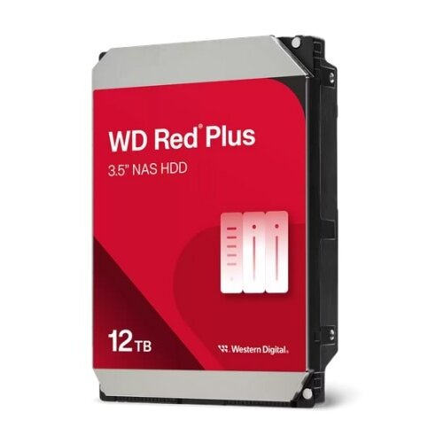 Western Digital HDD NAS Red Plus (3.5”, 12TB, 512MB, 7200 RPM, SATA 6 Gb/s) Cijene