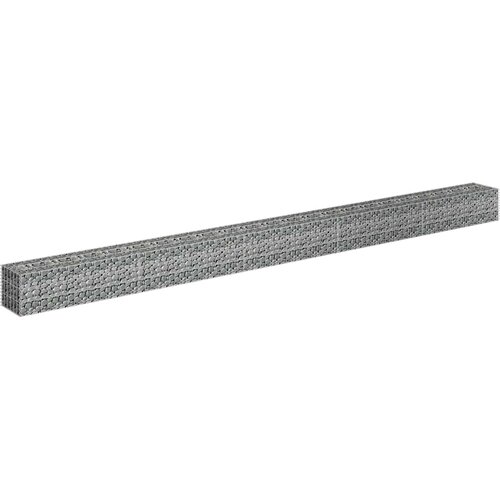  Gabionska sadilica od pocinčanog čelika 450 x 30 x 30 cm Slike