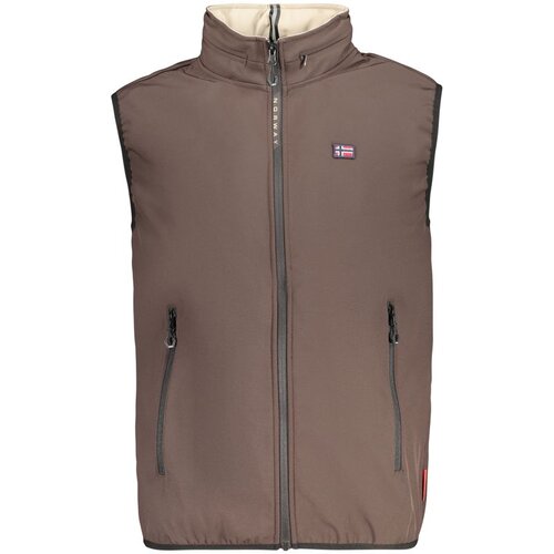 Norway 1963 mu&amp;scaron;ki softshell prsluk s kapuljačom smeđa Slike