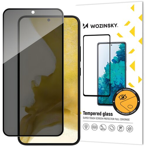 Wozinsky Privacy Glass tvrdeno staklo za Apple iPhone 16e/iPhone 13 Pro/iPhone 13/iPhone 14/iPhone 17e - Črna Slike