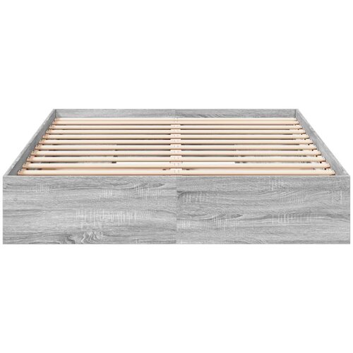  Okvir za krevet s ladicama boja hrasta 150x200 cm drveni Slike