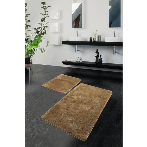 Aberto Design set 2 prostirke za kupatilo Krem Slike
