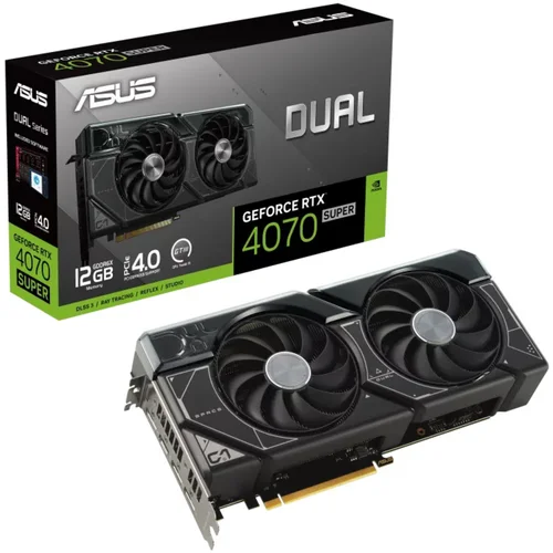 Asus DUAL-RTX4070S-12G-EVOGeForce RTX 4070 Super EVO12GB GDDR6X;192bit;1xHDMI,3xDP