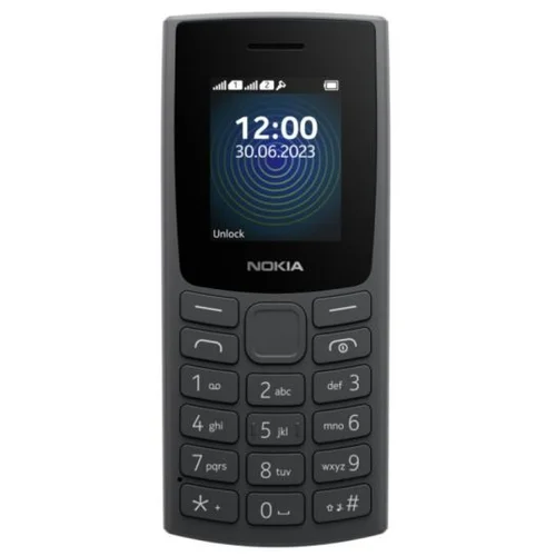 Nokia 105 2023, Black,4+4 MB, 1.77", dual sim