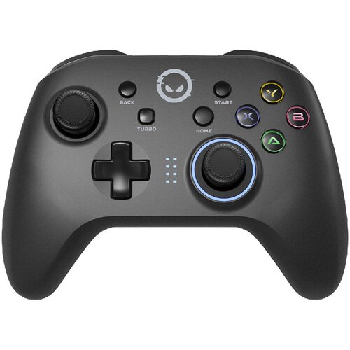 Lorgar TRIX-510, Gaming controller, Black, BT5.0 Controller with built-in 600mah battery, 1M Type-C charging cable ,6 axis motion sensor su Slike