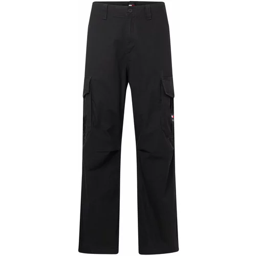 Tommy Jeans Cargo hlače 'AIDEN' mornarsko plava / crvena / crna / bijela