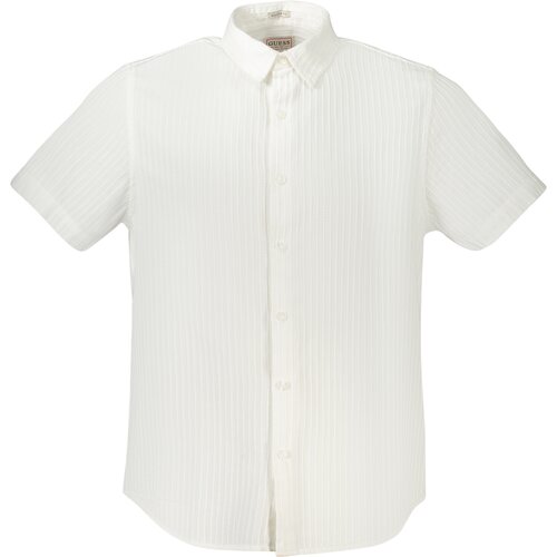 Guess Jeans SHORT SLEEVE SHIRT MEN WHITE Slike