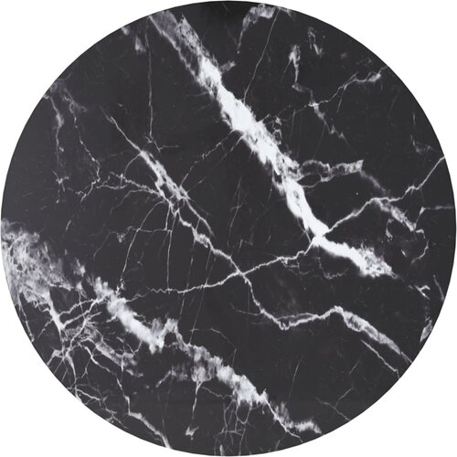 vidaXL Mizna plošča črna Ø50x0,8 cm kaljeno steklo z marmorjem Cene