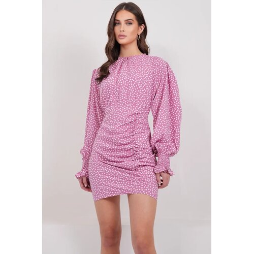 Trend Alacati Stili ženska haljina Alc-X15002, roze Cene