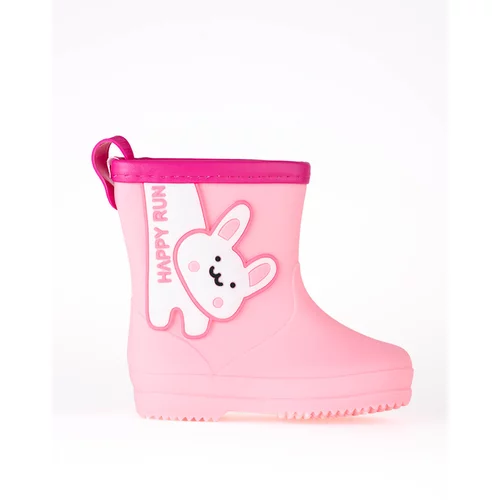 SHELOVET Low girls' wellies with rabbit