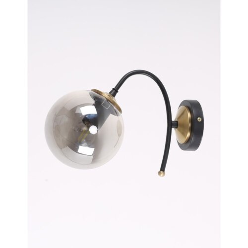 Squid Lighting Črna/siva stenska svetilka &amp;oslash; 15 cm Yoyo &amp;ndash; Slike