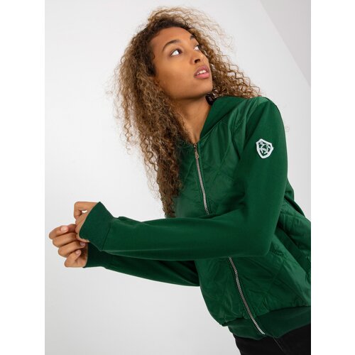 RUE PARIS Sweatshirt-RV-BL-8226.11X-dark green Cene