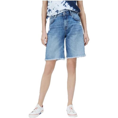 Pepe Jeans Kratke hlače &amp;amp; Bermuda - Modra Slike