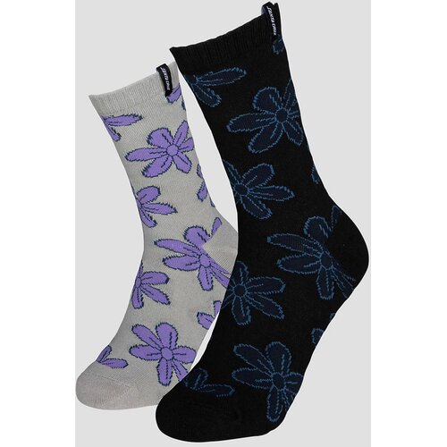 Santa Cruz Flourish Daisy 2 Pack Nogavice mist / black Cene