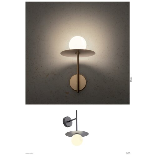  Redo 01-2725 - Zidna lampa PLATO 1xG9/10W/230V zlatna Slike