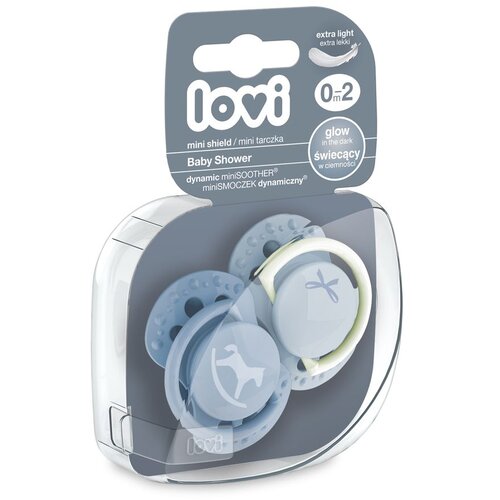 Lovi silikonska Dynamic duda 0-2m, Baby Shower Boy, 2 kom Cijene