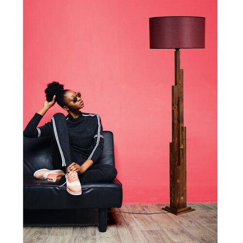Opviq Kule Ceviz 534LUN2221 Podna lampa, Bordo Cijene