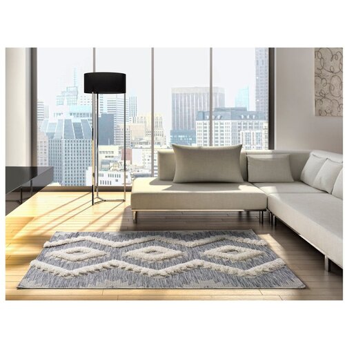 Universal Belo-siva preproga Cheroky Merto, 115 x 170 cm Slike