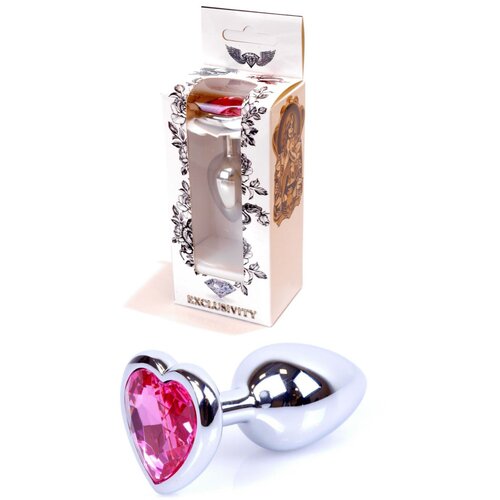 Metalna analna kupa sa cirkonom u obliku srca 64 00044 Slike