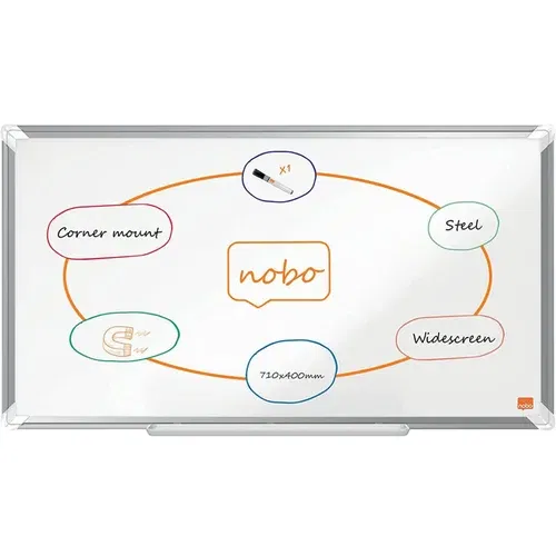 Nobo TABLE magnetna tabla 40X71 Widescreen PremiumPlus, lakirna, 32 inch, 1915370