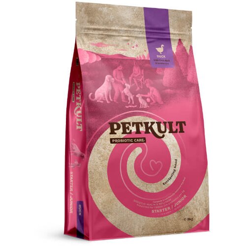 Petkult dog probiotics starter &amp;amp; junior - raca in rjavi riž 8 kg Slike