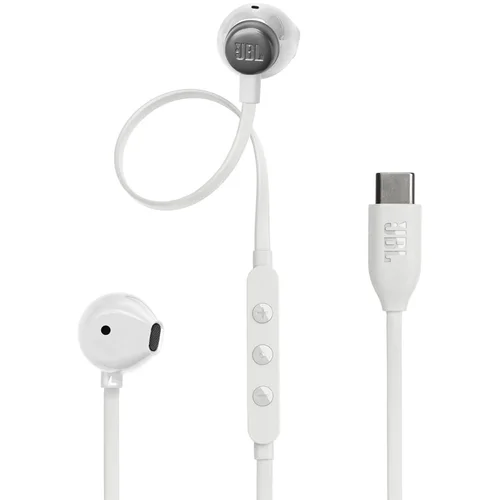 Jbl USB-C žične slušalke Tune 305C, bele