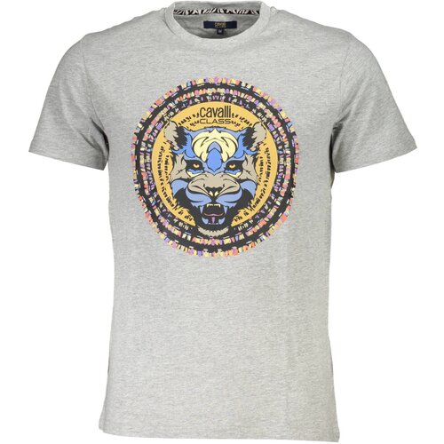 Cavalli Class T-SHIRT SHORT SLEEVE MAN GRAY Cene