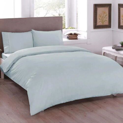 Tac Set posteljine Basic, 160x220cm, Menta Cene