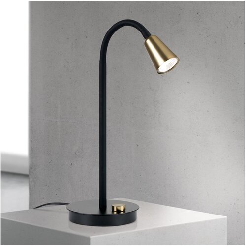 Orion prigu&amp;scaron;iva fleksibilna stona lampa DOTTY 1xGU10/10W/230V crna/mesing Slike