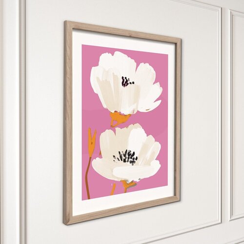 Styler Tiskana slika s okvirom 30x40 cm Peony Bloom &amp;ndash; Slike