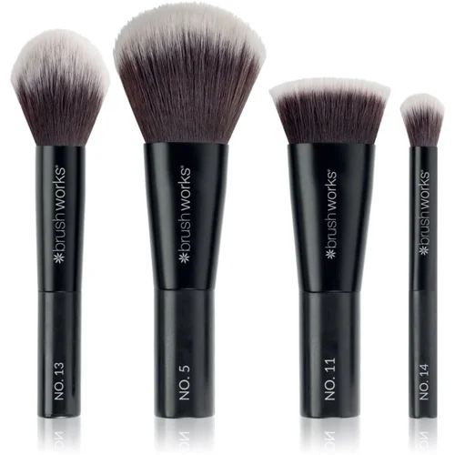 Brushworks On The Move Makeup Minis Complexion set čopičev