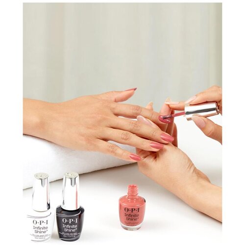 OPI Infinite Shine Silk lak za nohte z gel učinkom Megawatt Hot 15 ml Slike