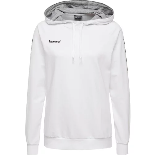 Hummel Sportska sweater majica crna / bijela