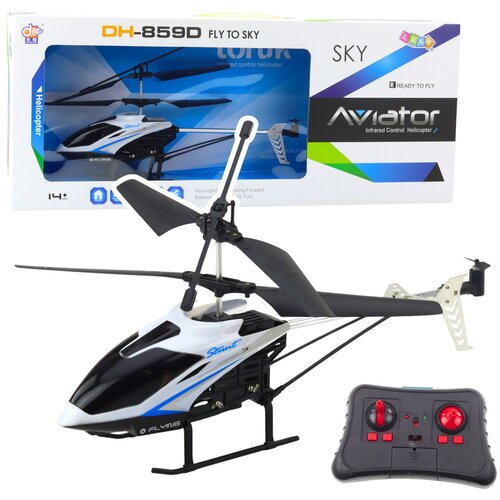 Lean Toys Helikopter na daljinsko upravljanje Aviator DH-859D LED 360&deg; - plavi Cijene
