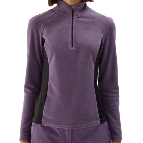 4f ženski duks fleece F049, ljubičasti Cene