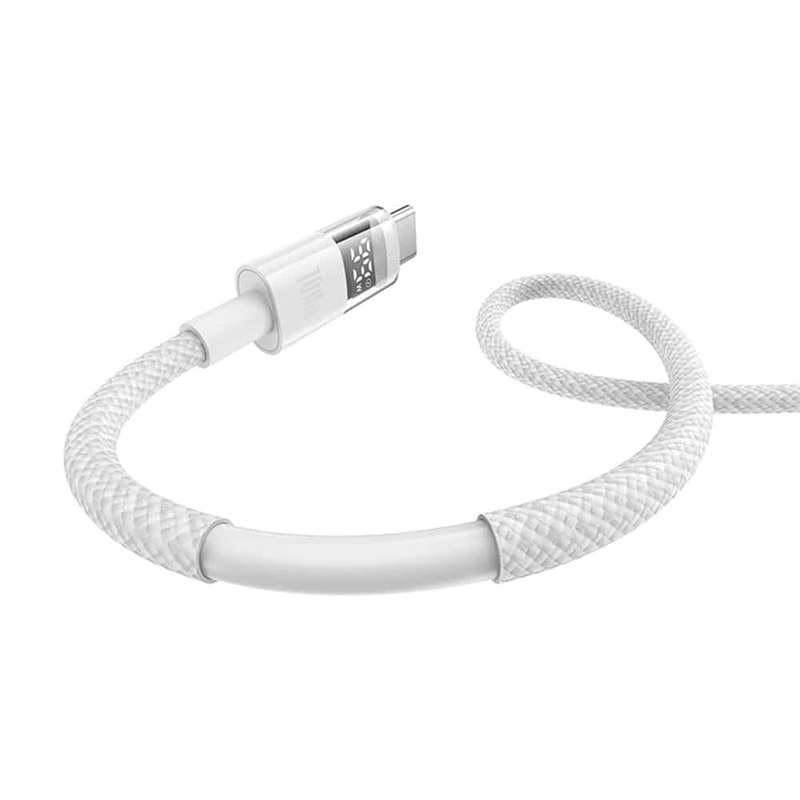 Baseus Kabel Display 2 Fast Charging Data Cable USB-C na USB-C 100W 1m Moon White Cene