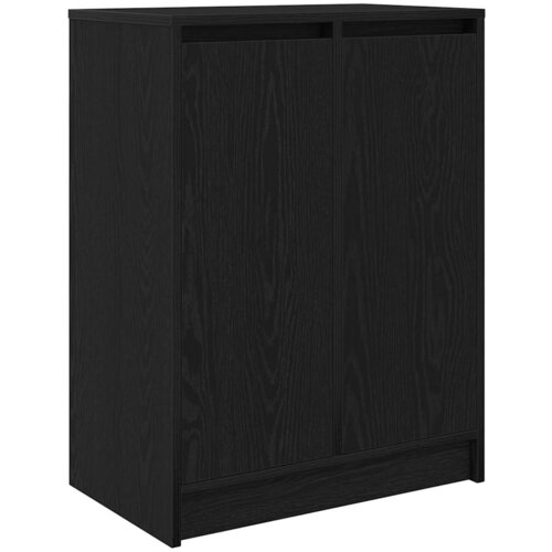 Maison Chic Omarica za obutev - Kopa za čevlje črna hrast 57x34x76 cm inženirski les, (21777400) Slike