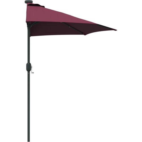 vidaXL Vrtni suncobran Bordo crvena 294 x 150 x 223 cm tkanina Cijene