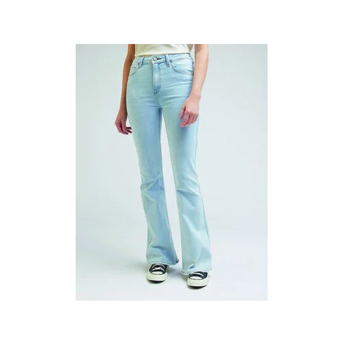 Lee Jeans hlače Breese L32YGUB44 Modra Flare Fit