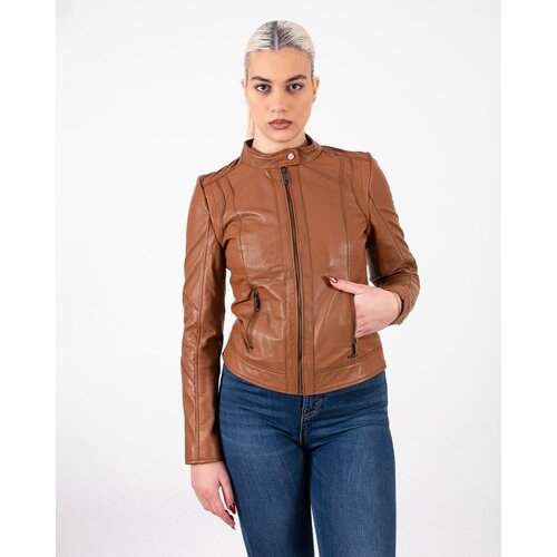 La Force Fashion Maze kožna jakna Marcie - Braon Cene